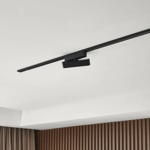 Lindby Bande LED 48 V Lumaro, noire, 5 W, pivotante,intensité variable| Luminaires Led D'Intérieur