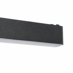 Lindby Bande LED 48 V Lumaro,noir,20W,plastique,intensité variable| Luminaires Led D'Intérieur