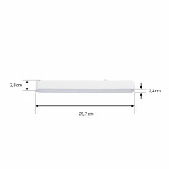 Lindby Bande LED 48 V Lumaro, blanc, 10W,plastique,intensité variable| Luminaires Led D'Intérieur