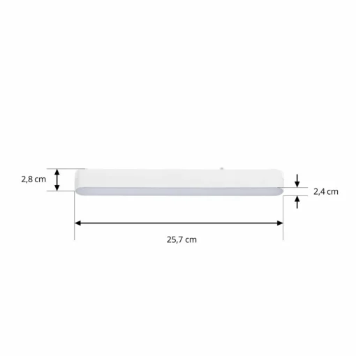 Lindby Bande LED 48 V Lumaro, blanc, 10W,plastique,intensité variable| Luminaires Led D'Intérieur