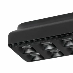 Lindby Bande LED 48 V Lumaro, noir, 24 points, intensité variable| Luminaires Led D'Intérieur