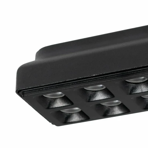 Lindby Bande LED 48 V Lumaro, noir, 24 points, intensité variable| Luminaires Led D'Intérieur