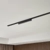 Lindby Bande LED 48 V Lumaro,noir,10W,plastique,intensité variable| Luminaires Led D'Intérieur