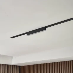 Lindby Bande LED 48 V Lumaro,noir,10W,plastique,intensité variable| Luminaires Led D'Intérieur