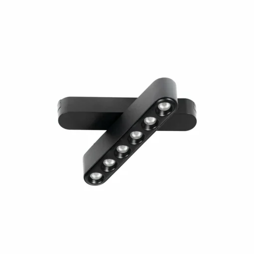Lindby Bande LED 48V Lumaro,noir,6points,pivotant,intensité variable| Luminaires Led D'Intérieur