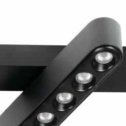 Lindby Bande LED 48V Lumaro,noir,6points,pivotant,intensité variable| Luminaires Led D'Intérieur