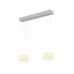 BANKAMP Grand Opal suspension, 2 lampes, alu| Suspensions Led|Suspensions