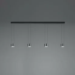 BANKAMP Impulse Flex suspension LED x4 noire| Suspensions Led|Suspensions