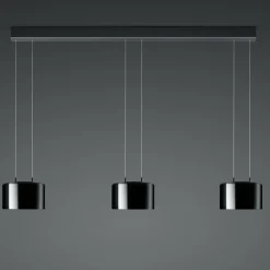 BANKAMP Luce elevata Grand x3 noir/intérieur doré| Suspensions Led|Suspensions