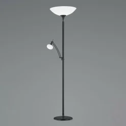 BANKAMP Opera lampadaire LED, bras liseuse, noir| Lampadaires Led|Lampadaires