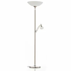 BANKAMP Opera lampadaire à éclairage indirect nickel| Lampadaires Led|Lampadaires