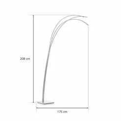 BOPP Bow - lampe arquée LED, dimmable| Lampadaires Led|Lampadaires