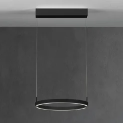 BOPP Float suspension LED commande gestuelle noire| Suspensions Led|Suspensions