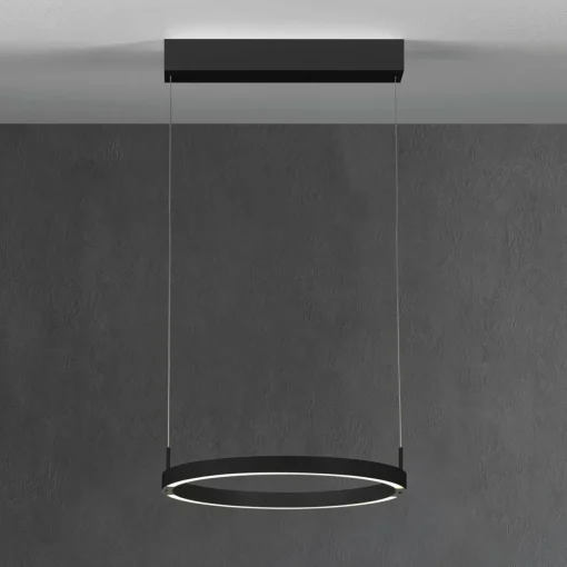 BOPP Float suspension LED commande gestuelle noire| Suspensions Led|Suspensions