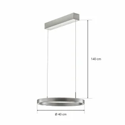 BOPP Float suspension LED commande gestuelle alu| Suspensions Led|Suspensions