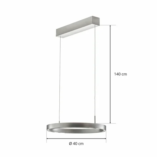 BOPP Float suspension LED commande gestuelle alu| Suspensions Led|Suspensions