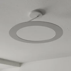 BOPP Stella plafonnier 1 anneau Ø 30 cm alu/blanc| Plafonniers Led|Plafonniers