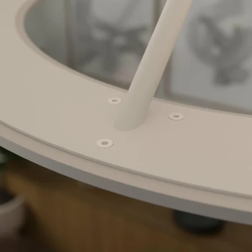 BOPP Stella plafonnier 1 anneau Ø 30 cm alu/blanc| Plafonniers Led|Plafonniers