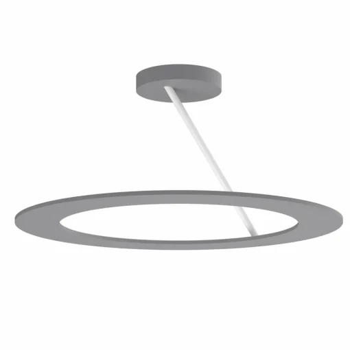 BOPP Stella plafonnier 1 anneau Ø 30 cm alu/blanc| Plafonniers Led|Plafonniers