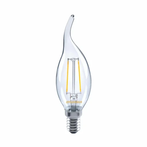 Sylvania Bougie LED E14 ToLEDo 2,5 W 827 claire, flamme| Ampoules Filament|Ampoules Filament