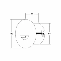BRUMBERG Adapt wall spot encastré LED, blanc mat| Spots Encastrés Led|Luminaires Led D'Intérieur