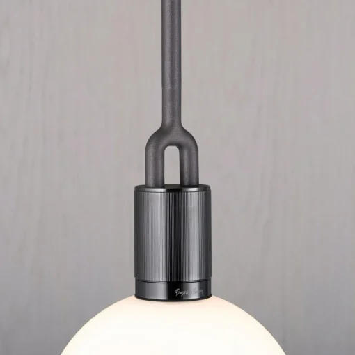 Buster + Punch Forked Pendel Ø 20 cm Gunmetal/opal| Suspensions Led|Suspensions