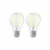 Calex E27 A60 LED 2,2 W 470 lm filament 3 000 K x2| Ampoules Filament|Ampoules Filament