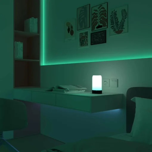 Calex lampe de table LED rechargeable Vibey, hauteur 18,8 cm, RGBIC, USB| Lampes À Poser Led|Lampes À Poser Et Lampes De Table