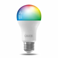 Calex Smart Ampoule LED E27 A60 9,4W CCT RVB lot de 2| Ampoules Connectées Et Intelligentes|Ampoules Connectées Et Intelligentes
