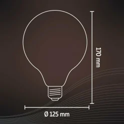 Calex Smart E27 G125 7W filament LED 806lm or| Ampoules Connectées Et Intelligentes|Ampoules Connectées Et Intelligentes