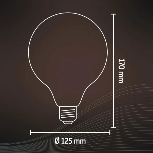 Calex Smart E27 G125 7W filament LED 806lm or| Ampoules Connectées Et Intelligentes|Ampoules Connectées Et Intelligentes