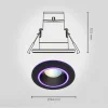 Calex Smart Halo downlight encastré CCT RVB noir| Spots Encastrés Led|Luminaires Led D'Intérieur