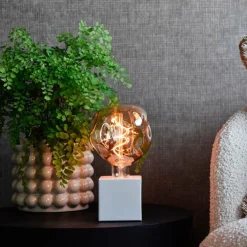 Calex XXL Organic Neo LED E27 4 W G125 dim doré| Lampes Led À Intensité Variable|Ampoules Led