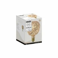 Calex XXL Organic Neo LED E27 4 W G125 dim doré| Lampes Led À Intensité Variable|Ampoules Led
