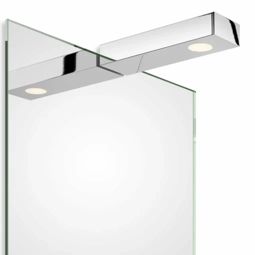 Decor Walther Flat 1 luminaire saillie LED, chromé| Appliques Murales Led|Appliques Murales