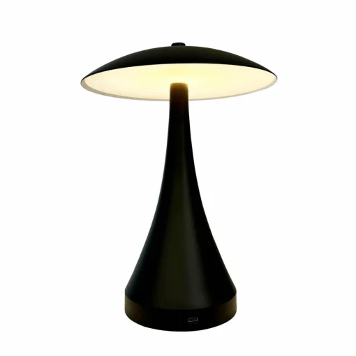 Dyberg Larsen Lampe à poser LED rechargeable Vienna, noir, 28 cm| Lampes À Poser Led|Lampes À Poser Et Lampes De Table