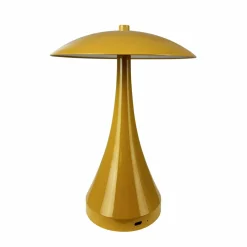 Dyberg Larsen Lampe à poser LED rechargeable Vienna, curry, hauteur 28 cm| Lampes À Poser Led|Lampes À Poser Et Lampes De Table