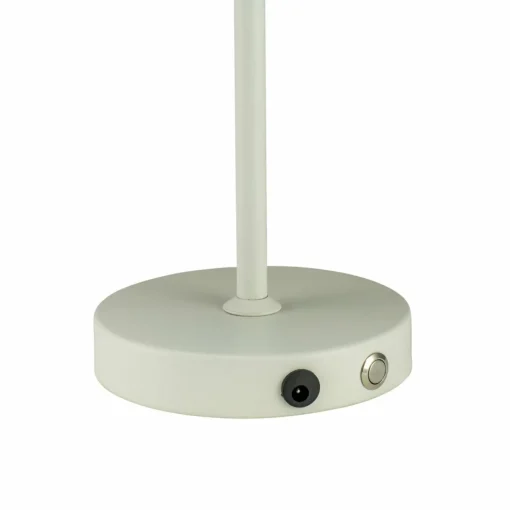 Dyberg Larsen Lampe à poser LED rechargeable Stockholm, blanc| Lampes À Poser Led|Lampes À Poser Et Lampes De Table