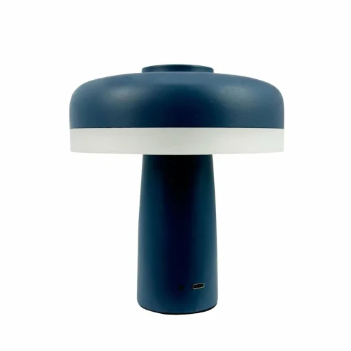 Dyberg Larsen Lampe à poser LED rechargeable Porter, bleu, hauteur 16 cm| Lampes À Poser Led|Lampes À Poser Et Lampes De Table