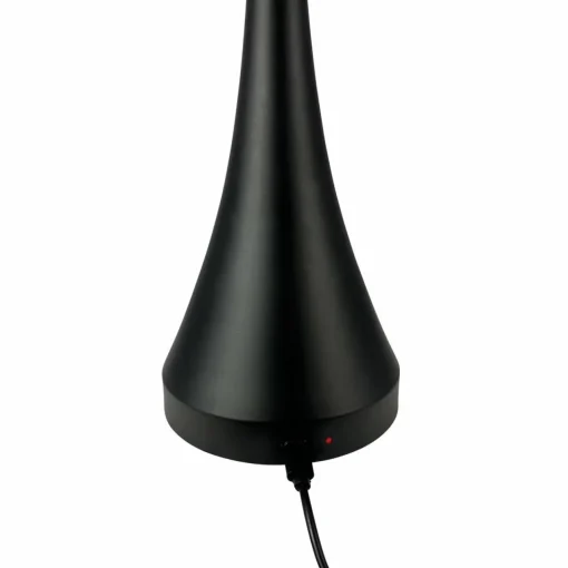 Dyberg Larsen Lampe à poser LED rechargeable Vienna, noir/opale 28 cm| Lampes À Poser Led|Lampes À Poser Et Lampes De Table