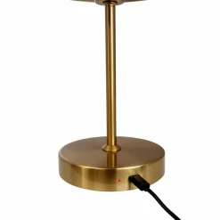 Dyberg Larsen Stockholm Lampe à poser rechargeable, laiton antique| Lampes À Poser Led|Lampes À Poser Et Lampes De Table