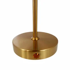 Dyberg Larsen Stockholm Lampe à poser rechargeable, laiton antique| Lampes À Poser Led|Lampes À Poser Et Lampes De Table