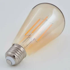 Lindby E27 ampoule rustique LED 6W 500 lm, ambre 1.800 K| Ampoules Filament|Ampoules Filament