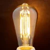 Lindby E27 Ampoule rustique LED 6W 500lm ambre 1.800K Set de 3 pièces| Ampoules Filament|Ampoules Filament