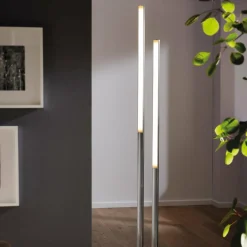 EGLO connect Fraioli-Z lampadaire LED nickel mat| Lampadaires Led|Lampadaires