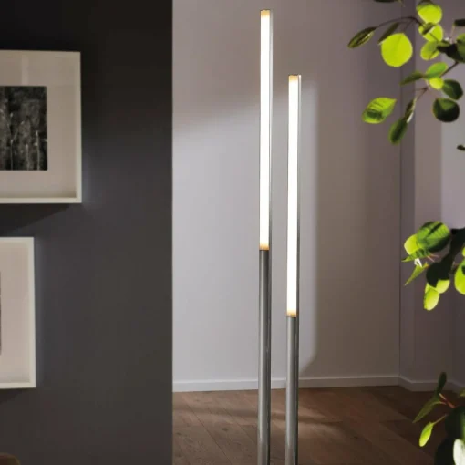 EGLO connect Fraioli-Z lampadaire LED nickel mat| Lampadaires Led|Lampadaires