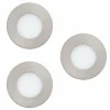 EGLO connect Fueva-C LED spot encastré 8,6cm, Set de 3 pièces| Spots Encastrés Led|Luminaires Led D'Intérieur