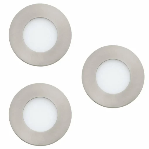 EGLO connect Fueva-C LED spot encastré 8,6cm, Set de 3 pièces| Spots Encastrés Led|Luminaires Led D'Intérieur