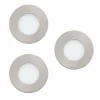EGLO connect Fueva-C spot 3 x 3 W RGBW nickel| Spots Encastrés Led|Luminaires Led D'Intérieur