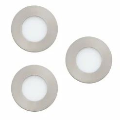 EGLO connect Fueva-C spot 3 x 3 W RGBW nickel| Spots Encastrés Led|Luminaires Led D'Intérieur